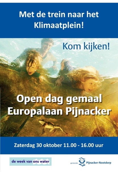 poster open dag gemaal Europalaan Pijnacker