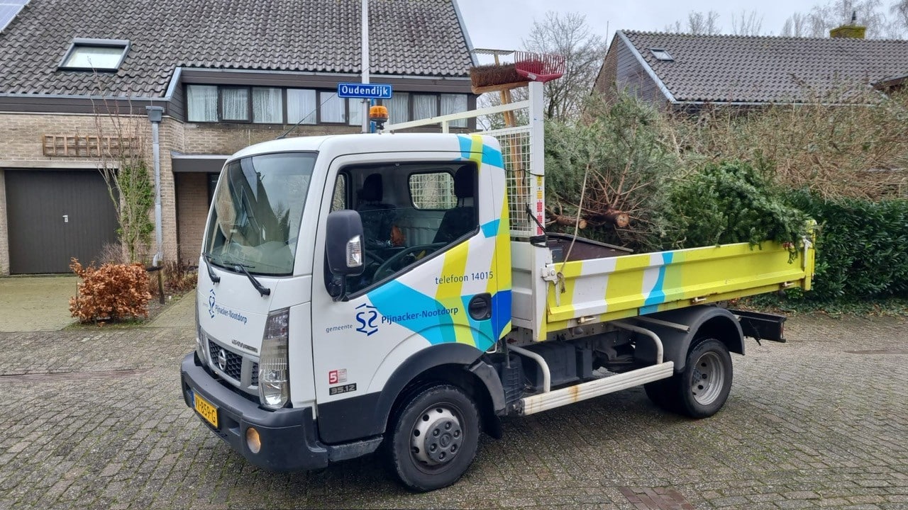 Kerstbomen na de feestdagen