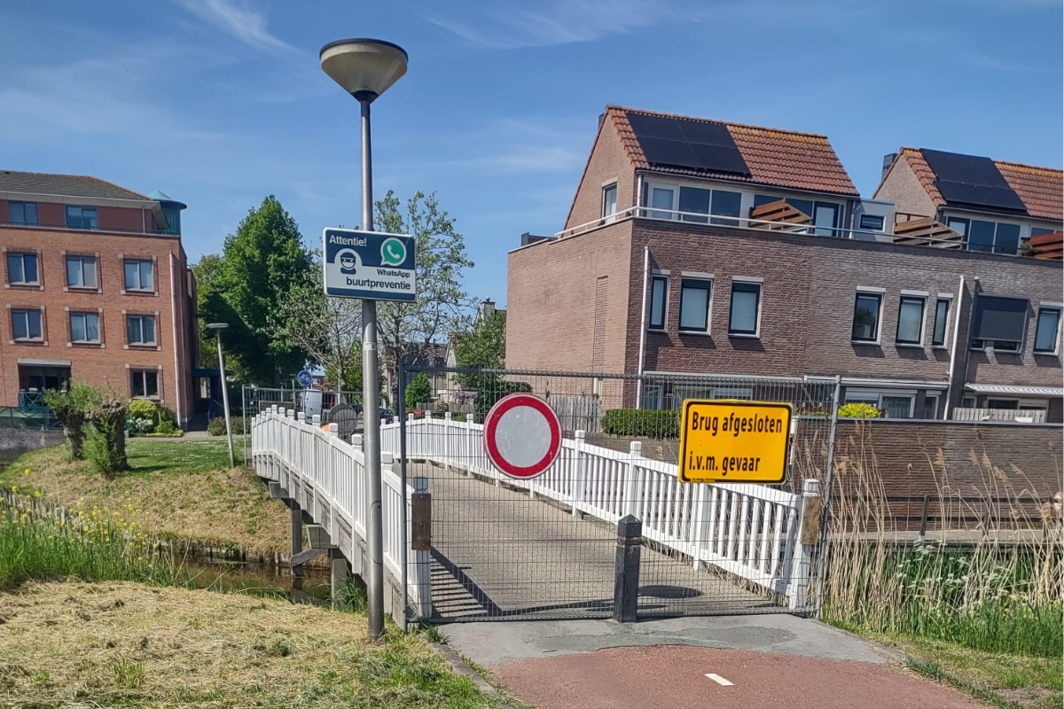 Brug Ridderspoor dicht