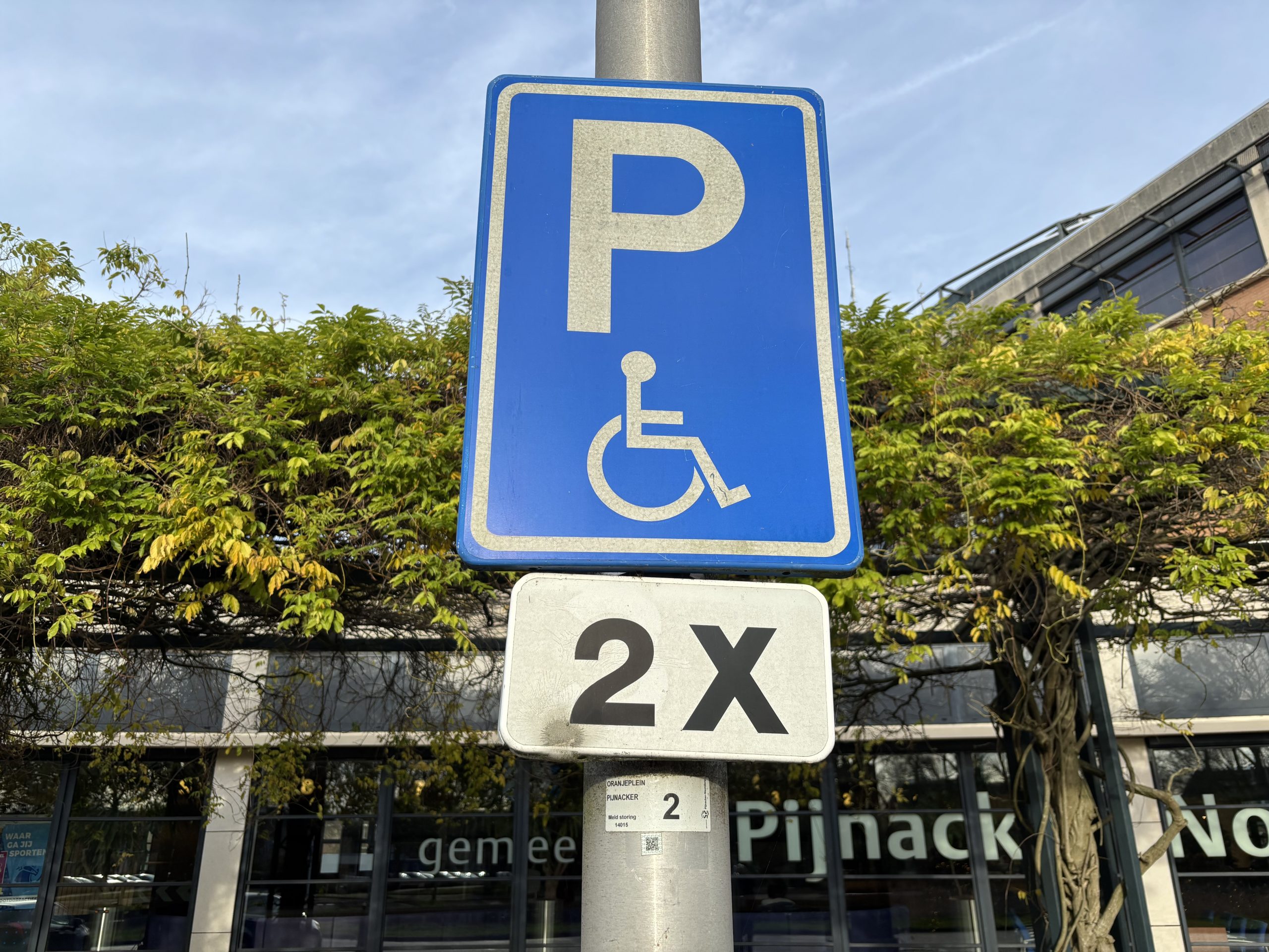 Gemeente gaat leges heffen voor aanvraag gehandicaptenparkeerkaart