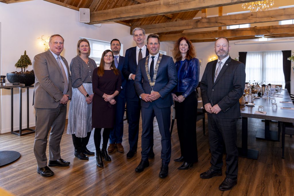 Met het college van burgemeester en wethouders