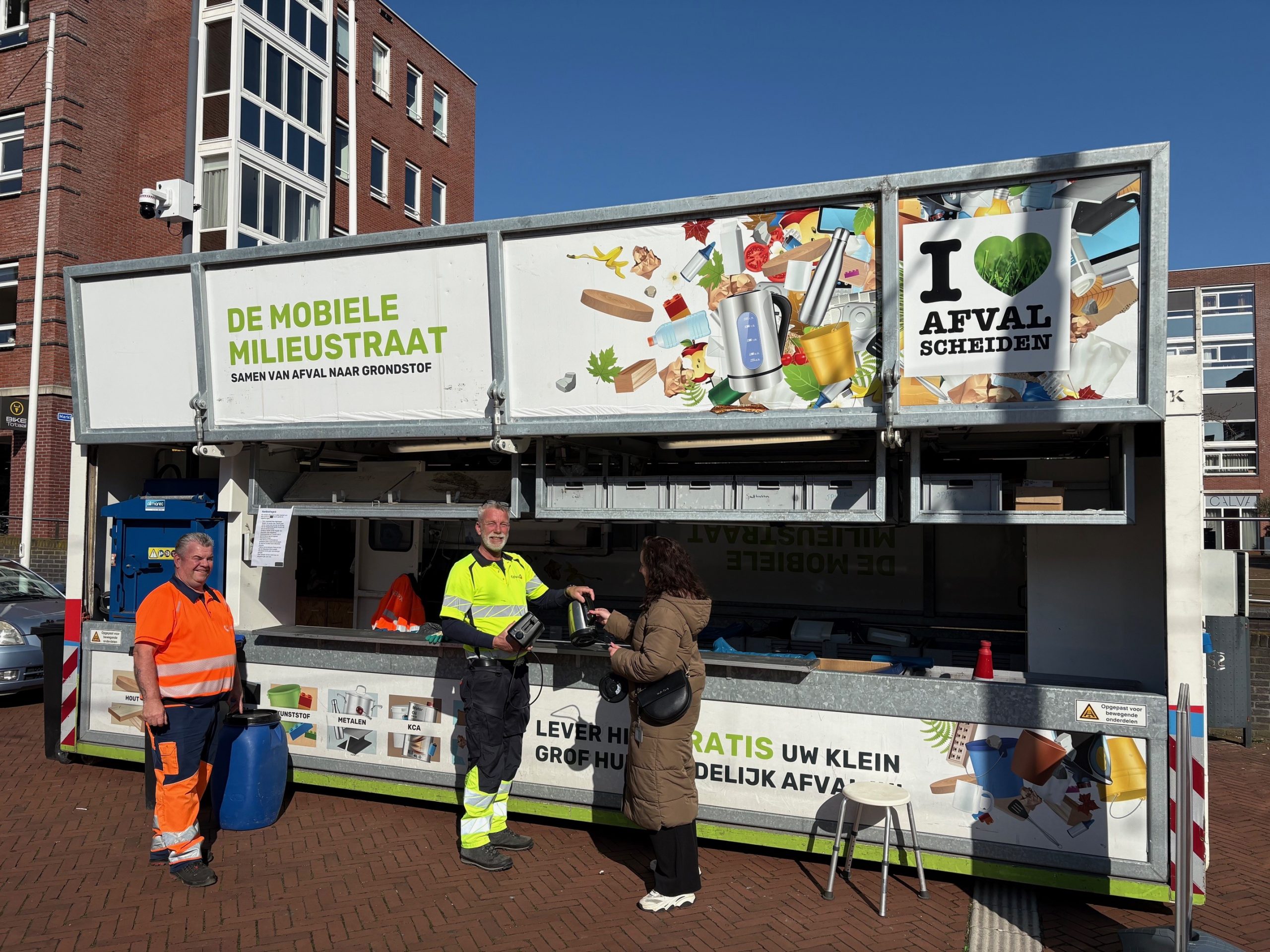 Mobiele milieustraat