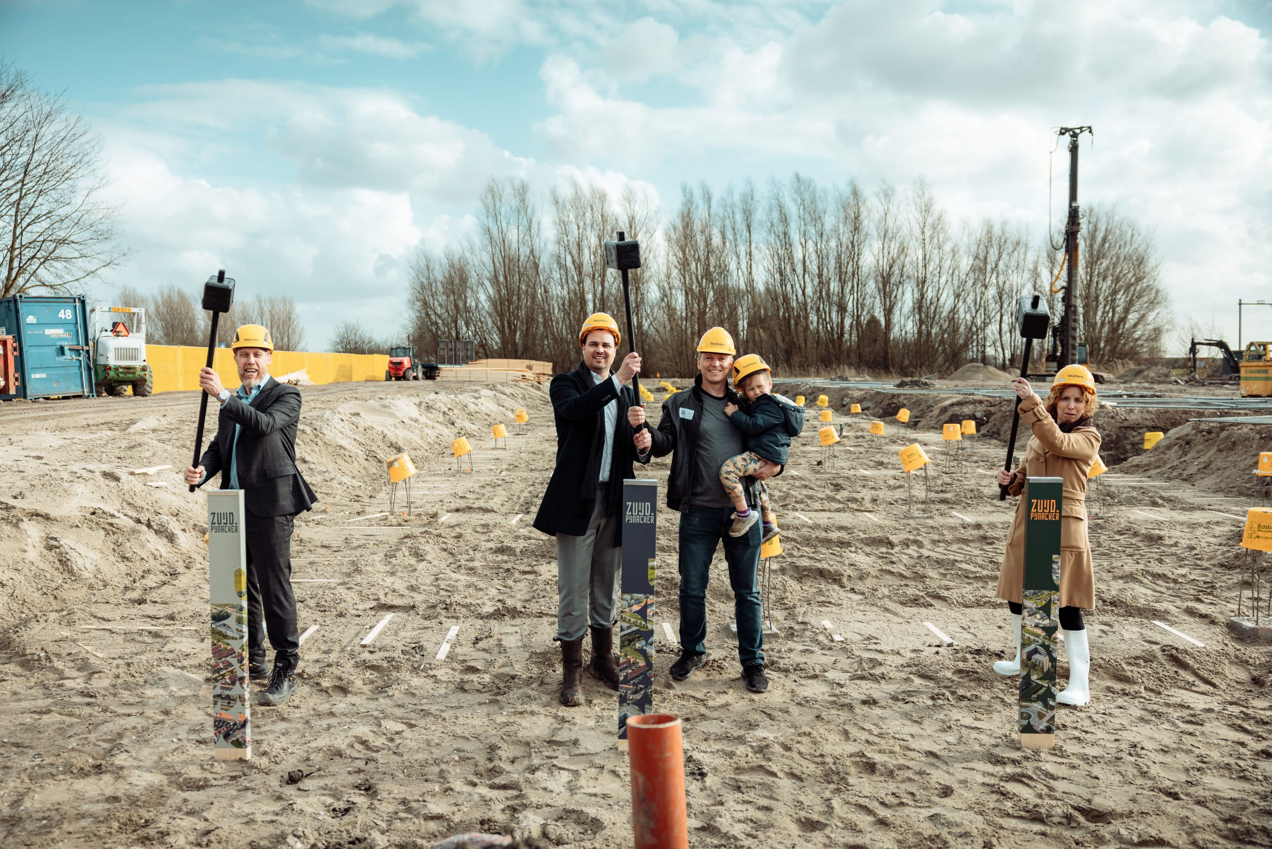 Start bouw ZUIJD Blok 1 en Blok 4 feestelijk gevierd
